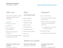 Tablet Screenshot of andrewroach.net
